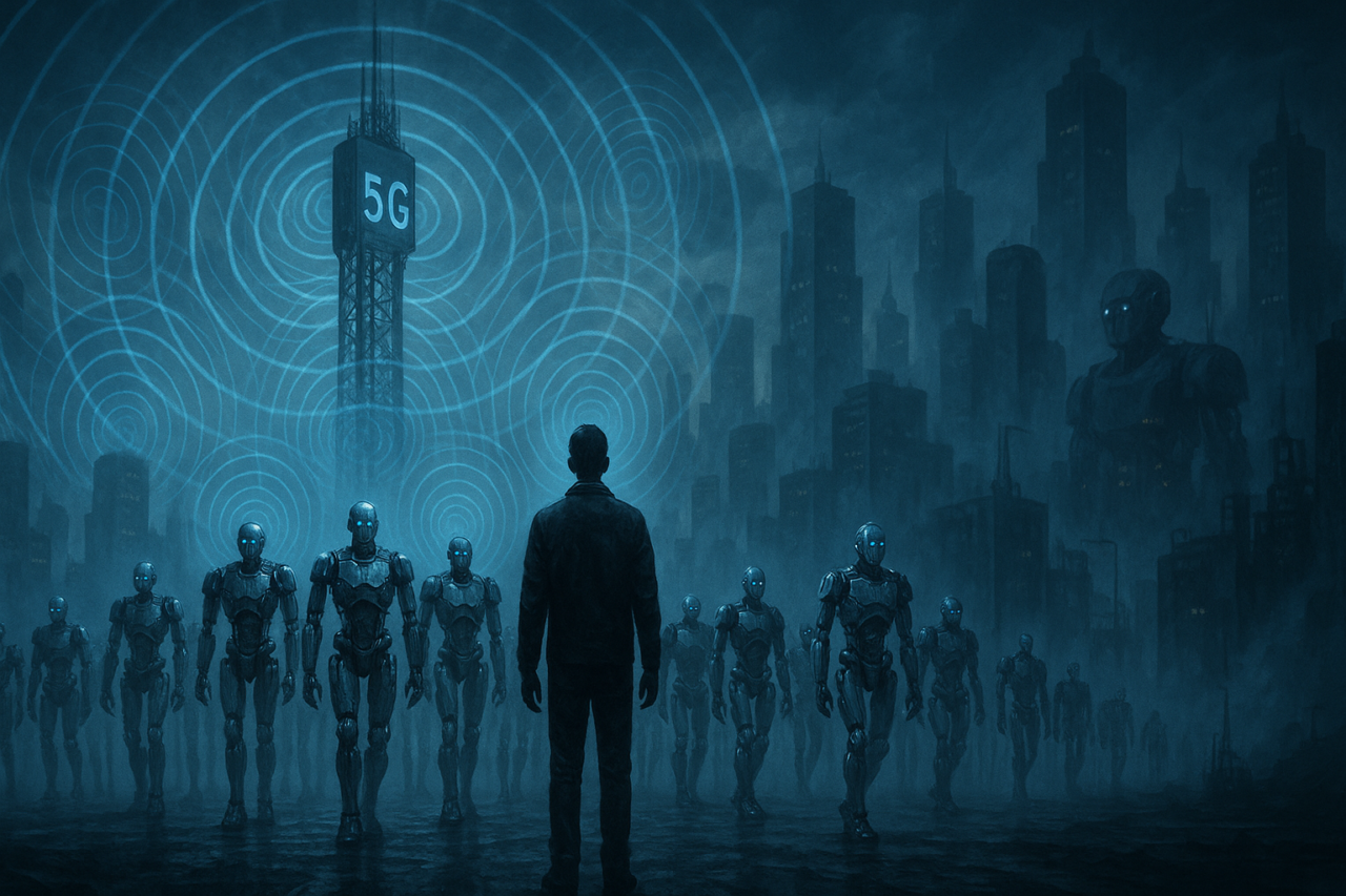 EMF-säteilysairaus, nopea väestön väheneminen ja 5G-robottien nousu