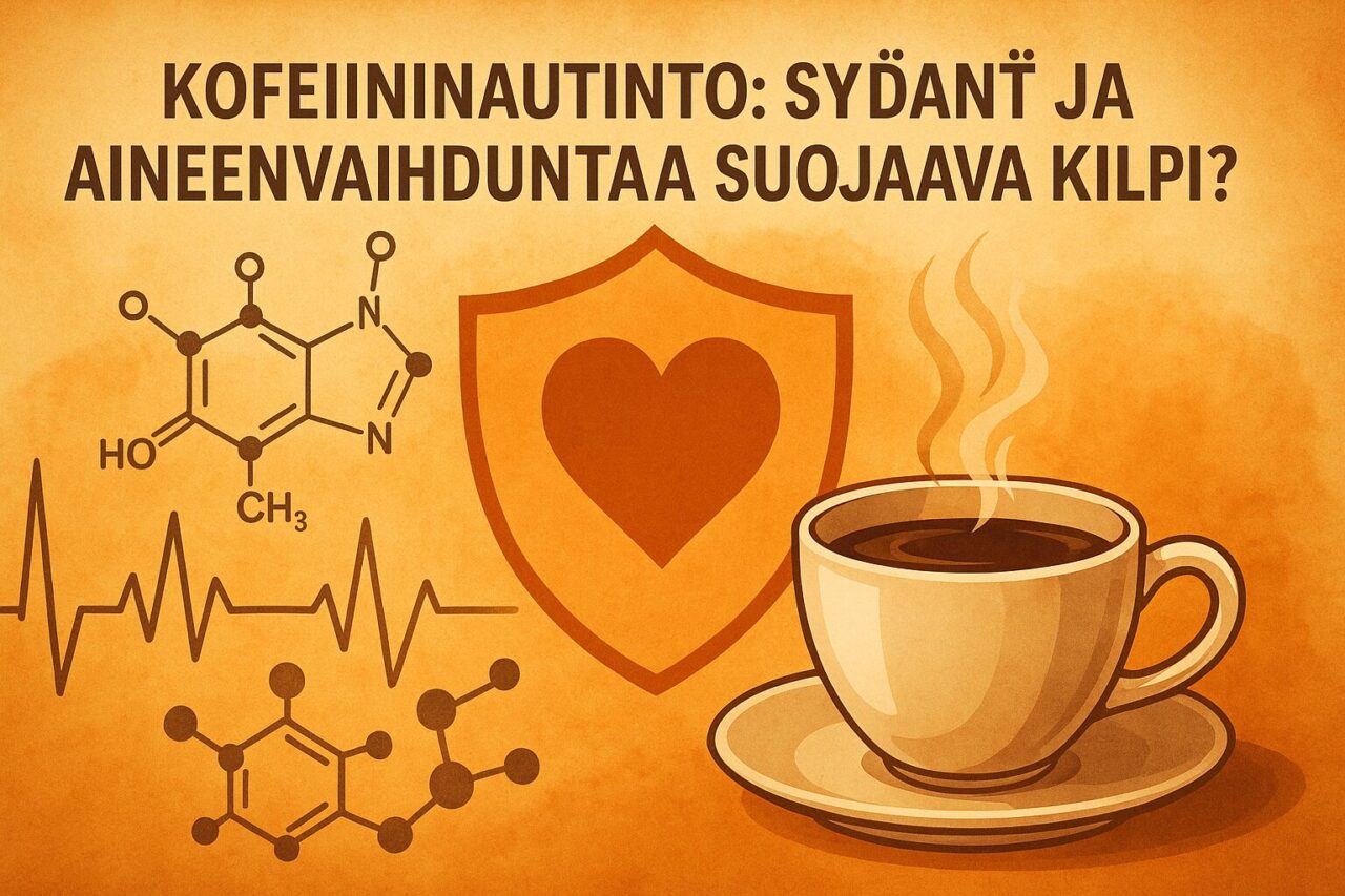 Kofeiininautinto: sydäntä ja aineenvaihduntaa suojaava kilpi?