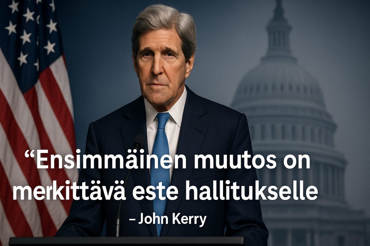 John Kerry sanoo hiljaisen osan ääneen: “Ensimmäinen muutos on merkittävä este” “hallitukselle”