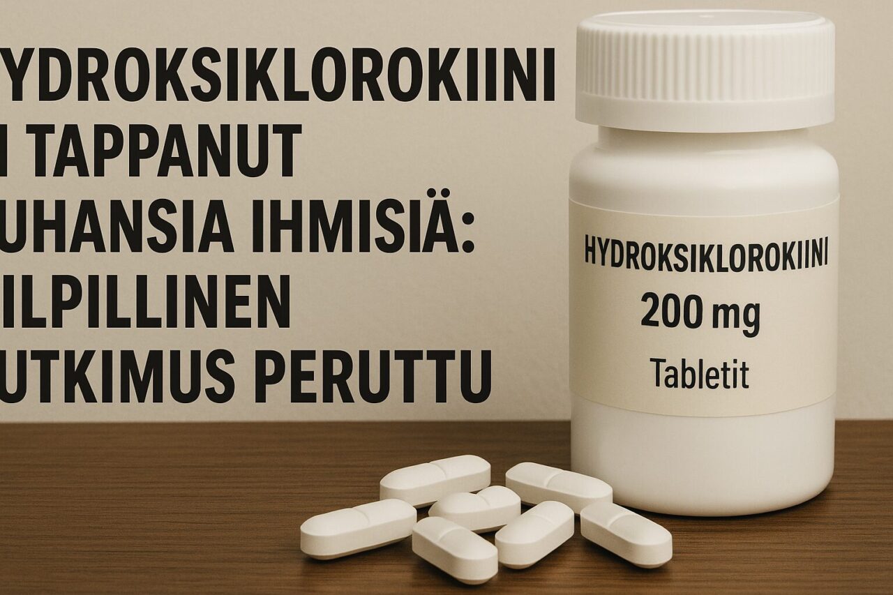 Hydroksiklorokiini EI tappanut tuhansia ihmisiä: Vilpillinen tutkimus PERUTTU