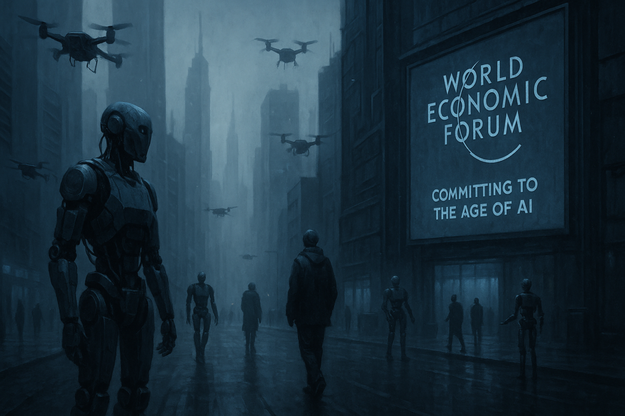 WEF Davos 2025 – Groteskimpi kuin koskaan. Robotisaatio ja väestökato