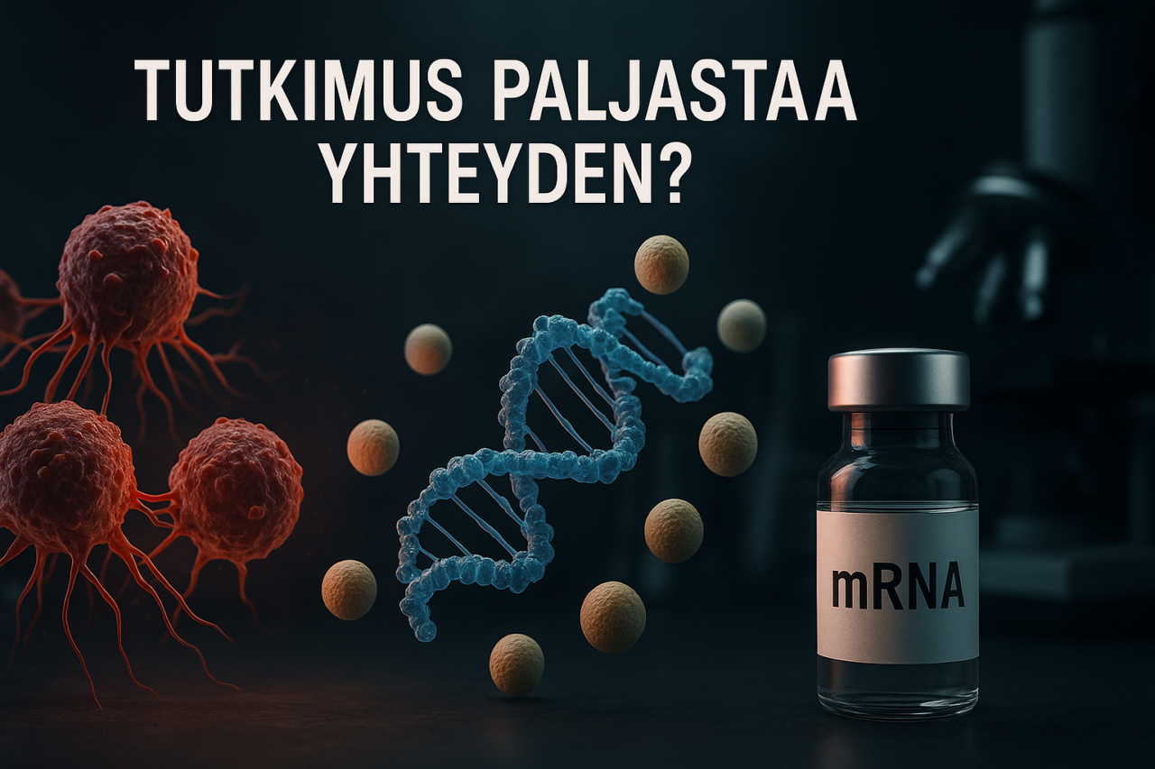 Tutkimus, joka osoittaa mRNA-rokotteen syöpäyhteyden, jota he eivät halua sinun näkevän