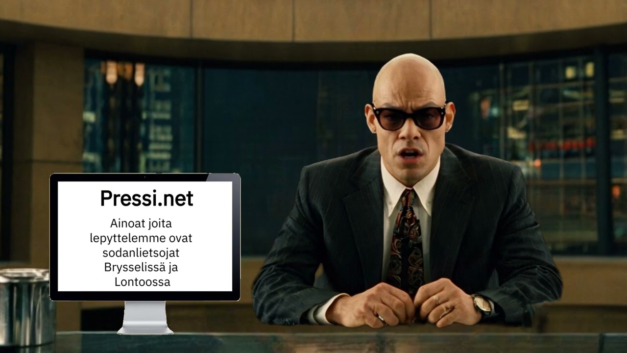 PubXtv: Pressi.net: Ainoat joita lepyttelemme ovat sodanlietsojat Brysselissä ja Lontoossa