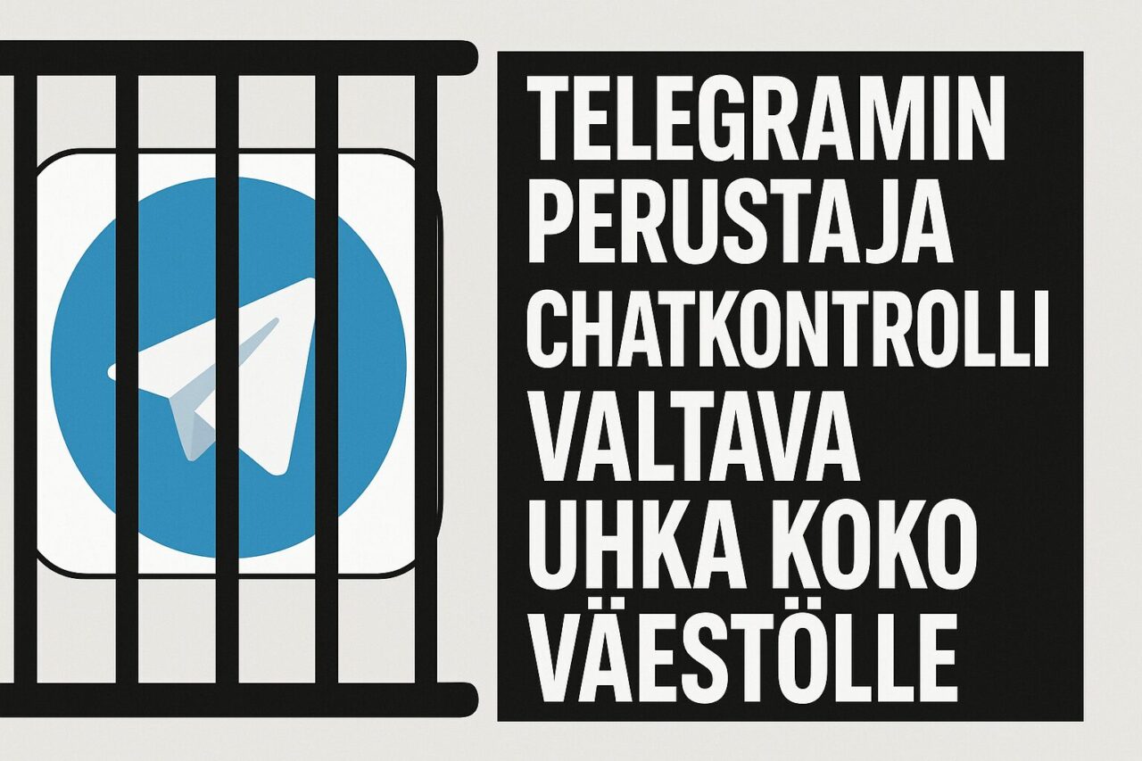 Telegramin perustaja: Chat-ohjaus “valtava uhka koko väestölle”