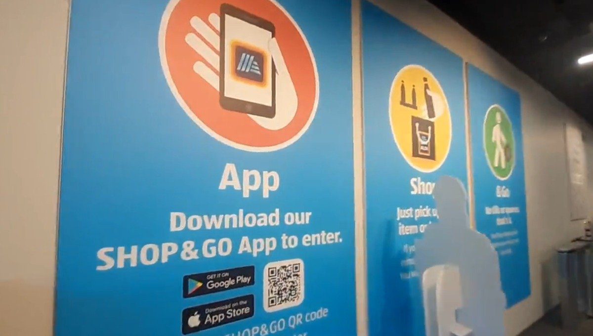 WEF-linjalla: Aldi testaa tulevaisuuden dystopista supermarketia